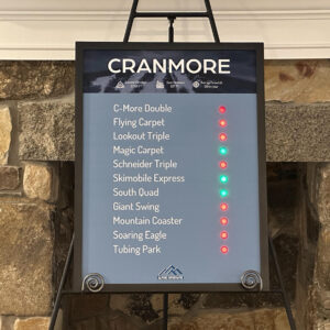 Medium to Large Ski Lift Signs